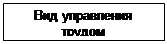 Подпись: Вид управления трудом