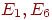 ��������: E_{1},E_{6}