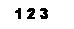 �������:  1 2 3