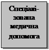 Подпись: Спеціалі-зована медична допомога