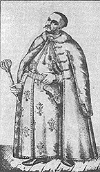 Украинские типы: полковник. Гравюра Т.Калинского(XVIII ст.)