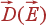 vec{D}(vec{E})
