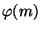 $ phi(m)$