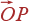 vec{OP}