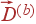 vec{D}^{(b)}