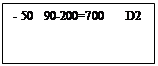 Подпись: - 50 90-200=700 D2