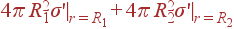 4pi R_1^2sigma 