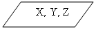 ����-�����: ������:     X, Y, Z