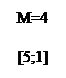 �������: �=4

[5;1]
