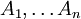 A_1, ldots A_n