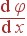 frac{{m d} varphi}{{m d} x}