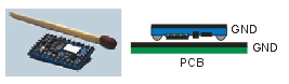 ����� ��� ����������� PBA 313 01/2 (�) � ������ ��������� ����������� � ASIC � ����� ����� ROK 101 007/2 (�).