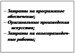 �������: �	������� �� ����������� �����������;
�	������������ ������������ ���������;
�	������� �� ��������������-��� ������;
