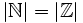 |{mathbb N}|=|mathbb Z|